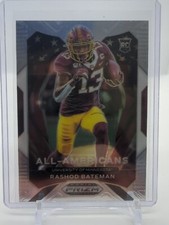 2021 Prizm Draft Picks Rashod Bateman RC All-American Silver Prizm #196 Ravens