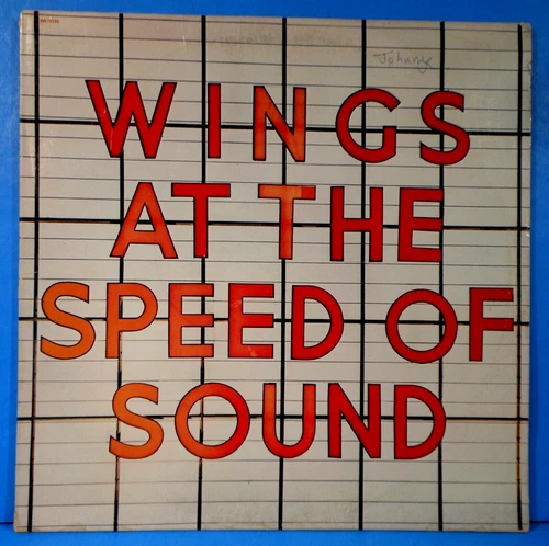 PAUL MCCARTNEY WINGS AT THE SPEED OF SOUND LP 1976 NICE CONDITION! VG/VG!!A