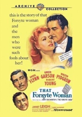 That Forsyte Woman (DVD) Errol Flynn Greer Garson Walter Pidgeon Warner Archive