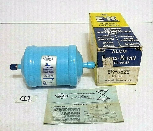 #1 NOS ALCO EK-082S Extra Klean Liquid Line Filter - Drier  1/4" ODF