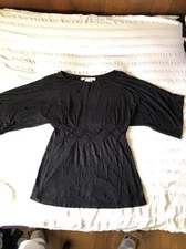 MAX STUDIO ladies SMALL black Top