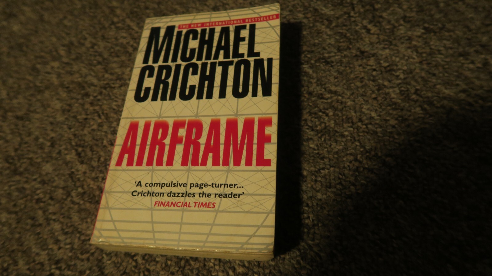Airframe by Crichton, Michael Hardback Book The Cheap Fast Free Post