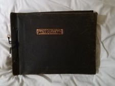Old Photo Album 11x15 In. 1 Photo Genuine Leather,Made In USA, Better Albums 