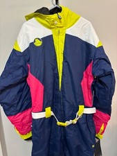 Tipsy elves mens size XXL Mens Neon Knockout Hooded Snowsuit colorblock