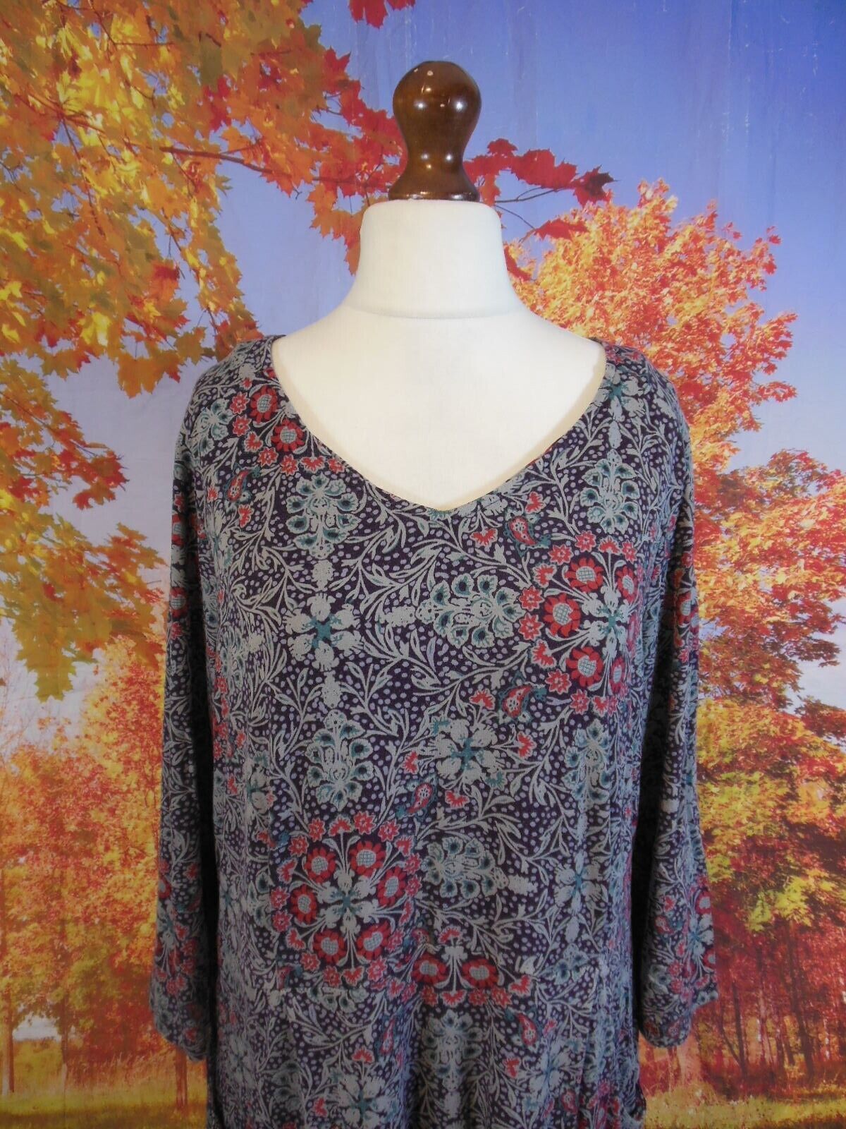 White Stuff multicoloured patterned shift Dress. … - image 5