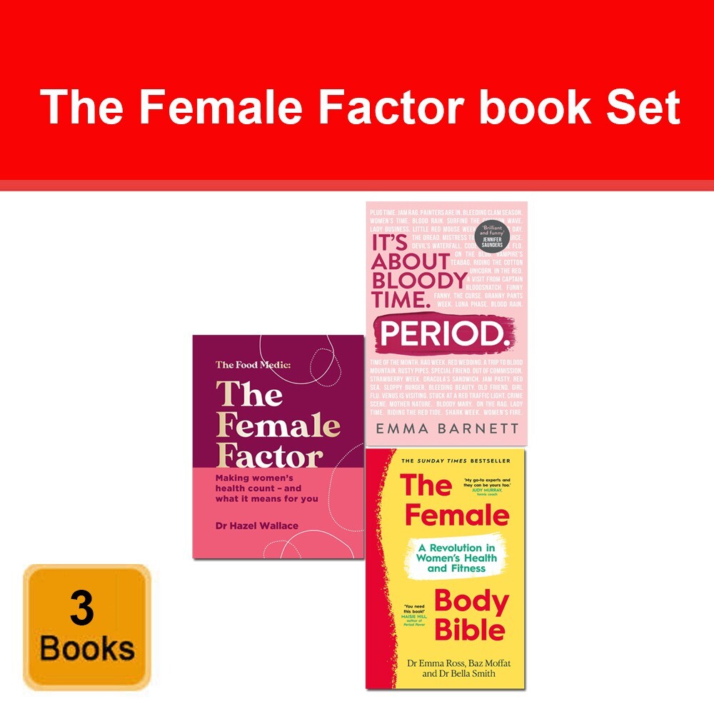The Female Body Bible, Female Factor, Emma Barnett Period 3 Books Collection Set