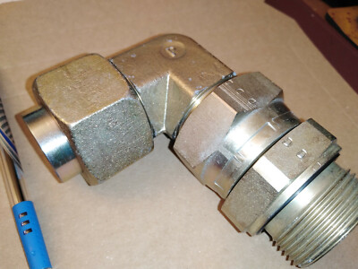 Triple-Lok  Parker Elbow 20EMTXS 1 5/8-12UN + Straight Screw-In Adapter +