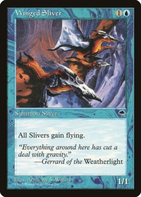 Winged Sliver 1x MtG Tempest TMP SP/NM