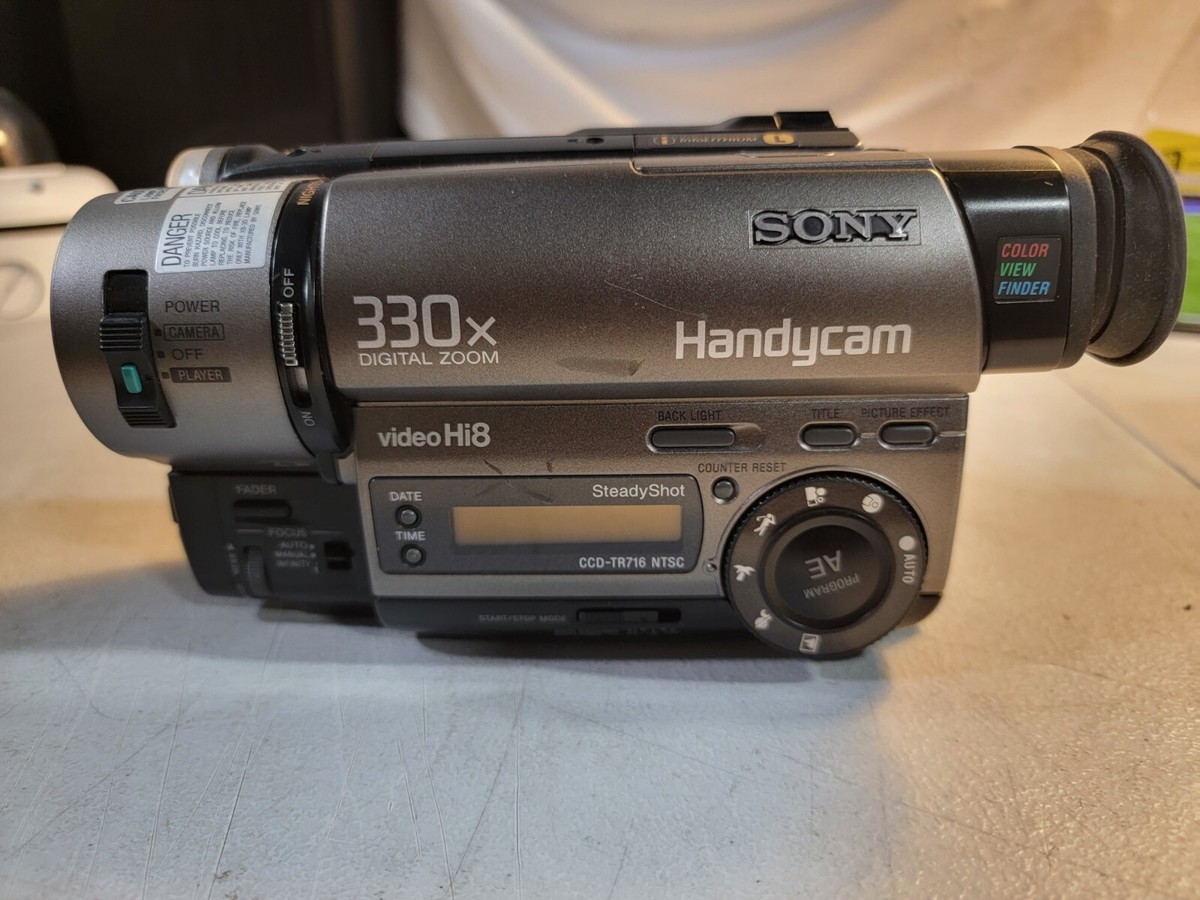 【動作確認済】SONY ソニー CCD-TR280 ナイトショット付き Amazon | SONY ソニー CCD-TR280PK 8ミリビデオカメラ ハンディカム