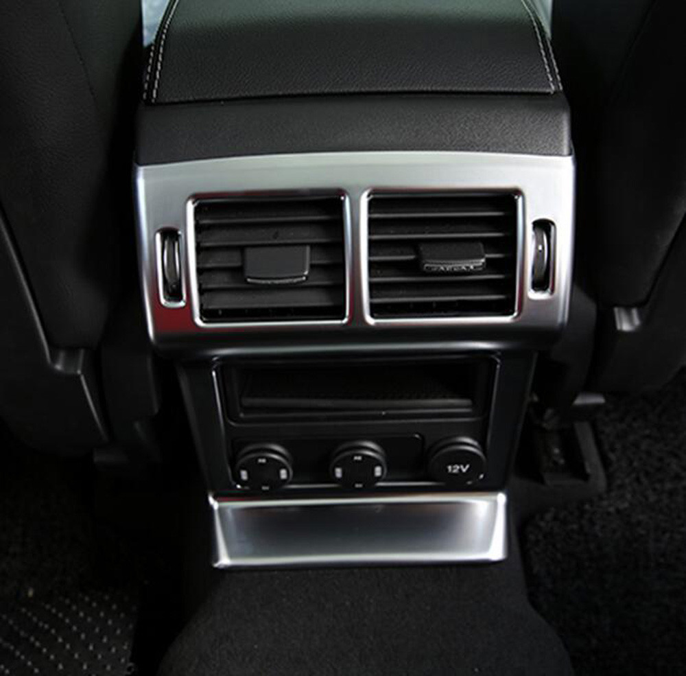 Kadore Matte Black Rear Tail Air Conditioner Outlet Cover For Jaguar F-PACE 2016-2019 – ABS Trim