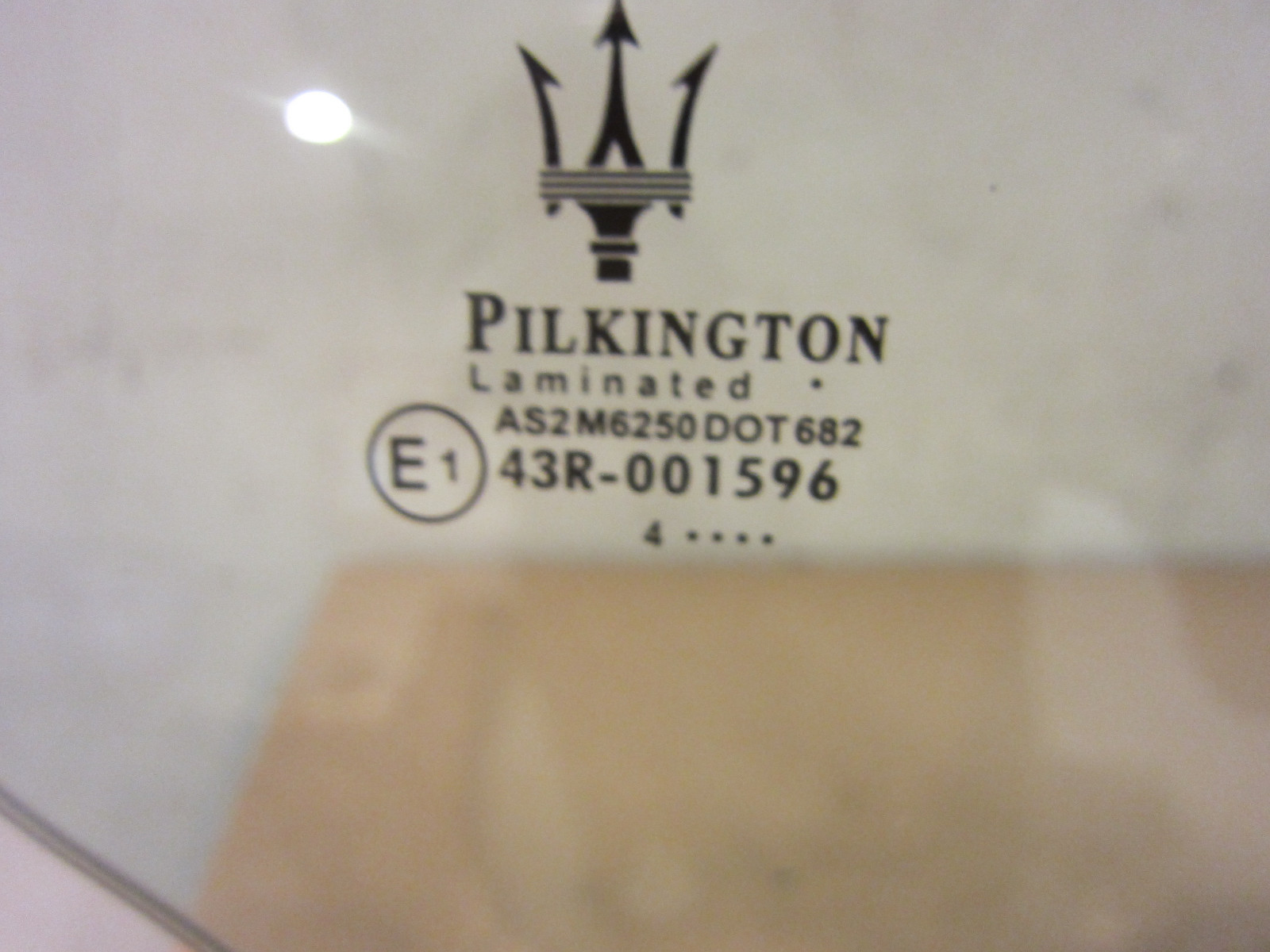 Maserati Quattroporte RH Rear Door Glass - P/N 66550200