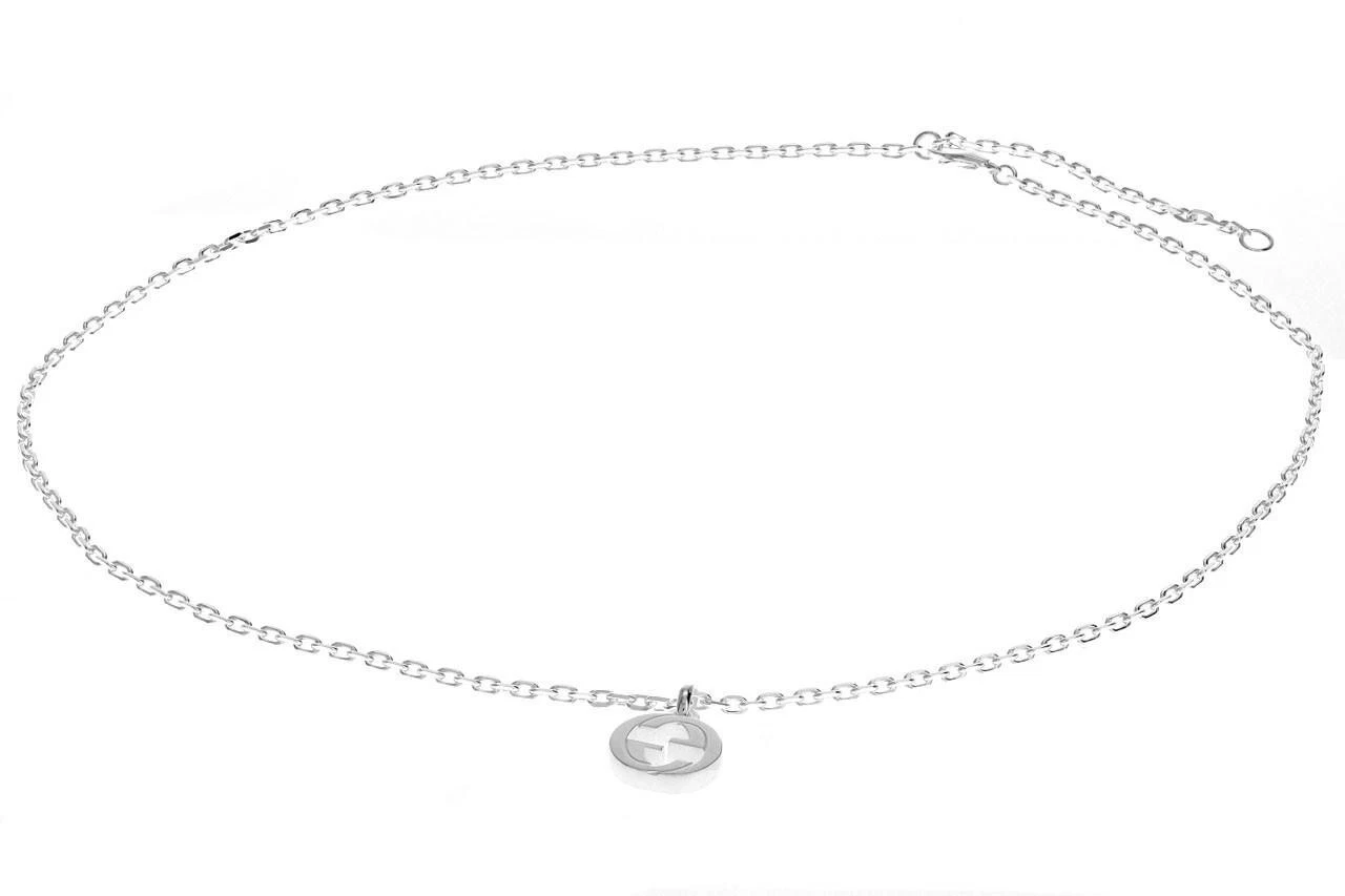 Collana catena GUCCI ad incastro in argento sterling G YBB796355001