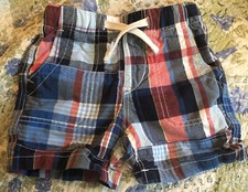 Toddler GAP Plaid Cotton Shorts, 18-24 months