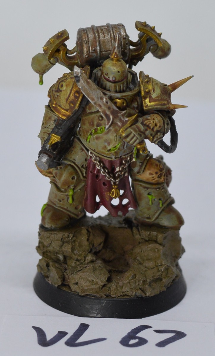 Warhammer 40k, Death Guard, Nurgle, Plague Marine, Lot #VL67
