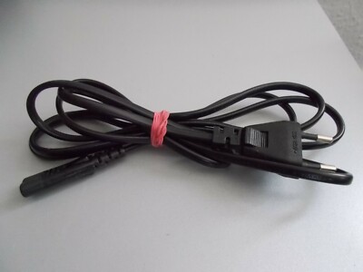power cord 2 pin Euro 8 Power Cable, Length Approx 1.80m, #K-222-20