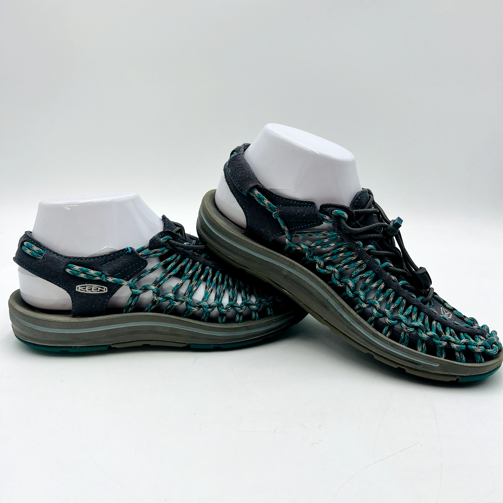 Sandali da esterno Keen donna Uneek due corde 7 5 teal impermeabili 1014113