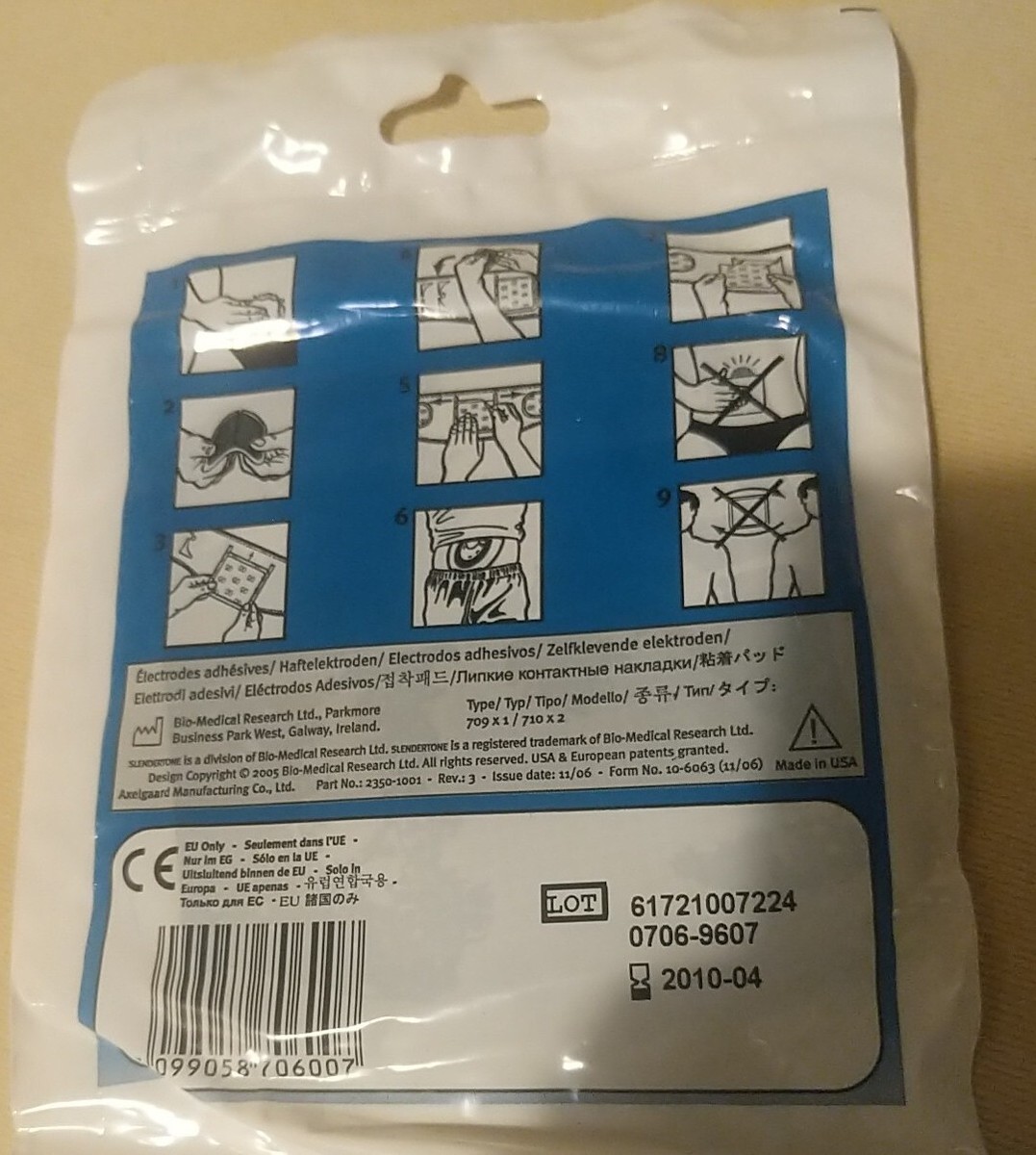 Slendertore Ricambio Tamponi Gel Per Glutei (Bottom) - Confezione Da 4 Pastiglie Tonificante - Foto 2