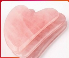 Gua Sha Board Jade Stone Massager / Natural Set Massage Tool For Face Neck Body