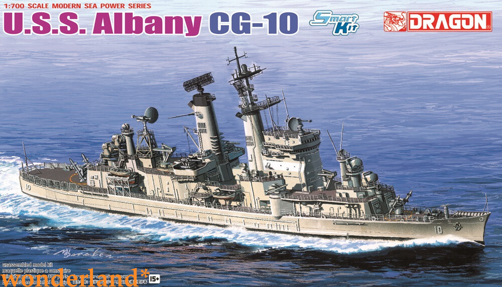 Cyber Hobby 1/700 USS Albany Cg-10 Plastic Ship Model Kit 7097 for