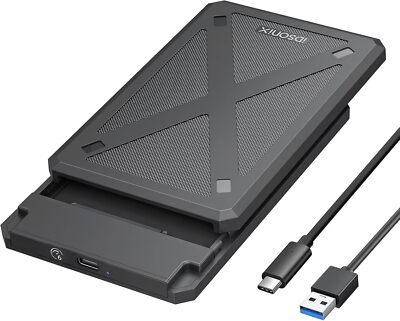 IDsonix 2,5 Zoll Festplatten-Gehäuse 6Gbps USB 3.1: 7mm/9.5mm SATA III SSD HDD