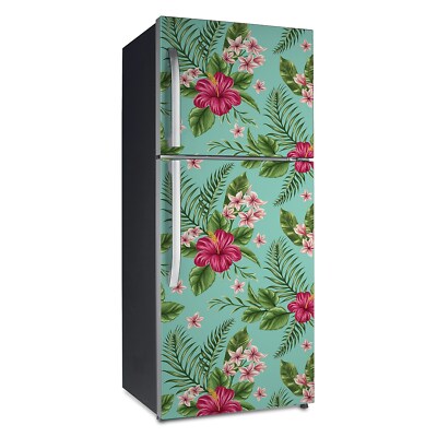 Fridge Freezer Front Door Magnetic Sticker Magnet Mat Flowers | eBay UK