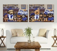 Hanukkah Family Dog Cat Pet Photo Lovers Canvas Wall Art D cor Gifts