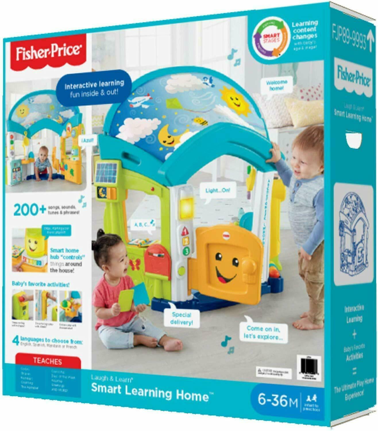 Fisher-Price Baby Toddler & Preschool Toy 4-In-1 Learning Bot With Music  Lights & Smart Stages Content For Ages 6+ Months