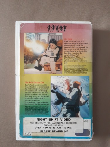 Ghostbusters The Real VOL 3 RARE Australian Columbia Video VHS 80s Animation - Picture 2 of 5