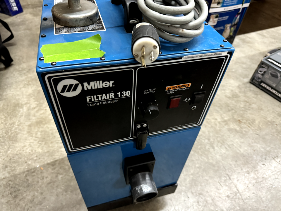 Miller Welder Model 300595 FILTAIR 130 Portable Weld Fume Extractor eBay