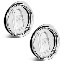 20 oz Skinny Tumbler Replacement Lids 2-Pack Spill Proof for YETI and More