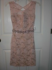City Studio Pink Blush Sparkle Party Dress Size 3 NWTS