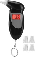 Digital LCD Police Breath Breathalyzer Alcohol Detector Test Brand New