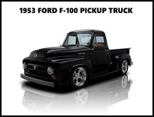 1953 Ford F100 Pickup Truck New Metal Sign 12 X 16 And Free Shipping 1953 Ford F100 Pickup Truck New Metal Sign 12 X 16 And Free Shipping