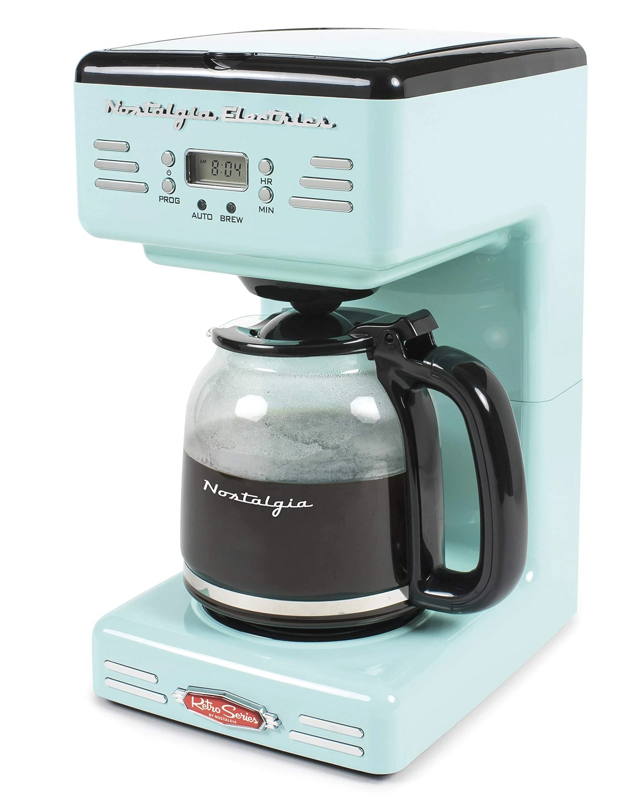 12 Cup Programmable Coffee Maker with Delay Timer Pause Serve Anti Drip Design