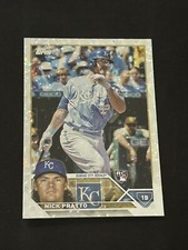 2023 Topps Series 1 NICK PRATTO Collectors Super Box Silver Foil #182 Royals RC