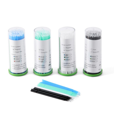 100Pcs Dental Health Microbrush Disposable Applicators Tips Micro Brush Cleaning