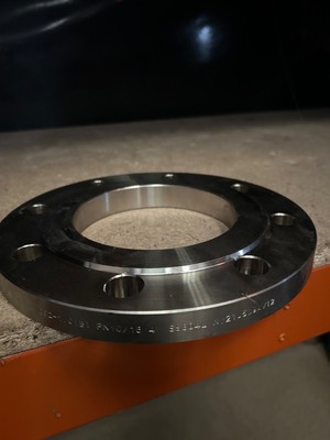 4'' - PN 10/16 - 316 Edelstahl erhöhte Stirnseite Aufsteckflansch