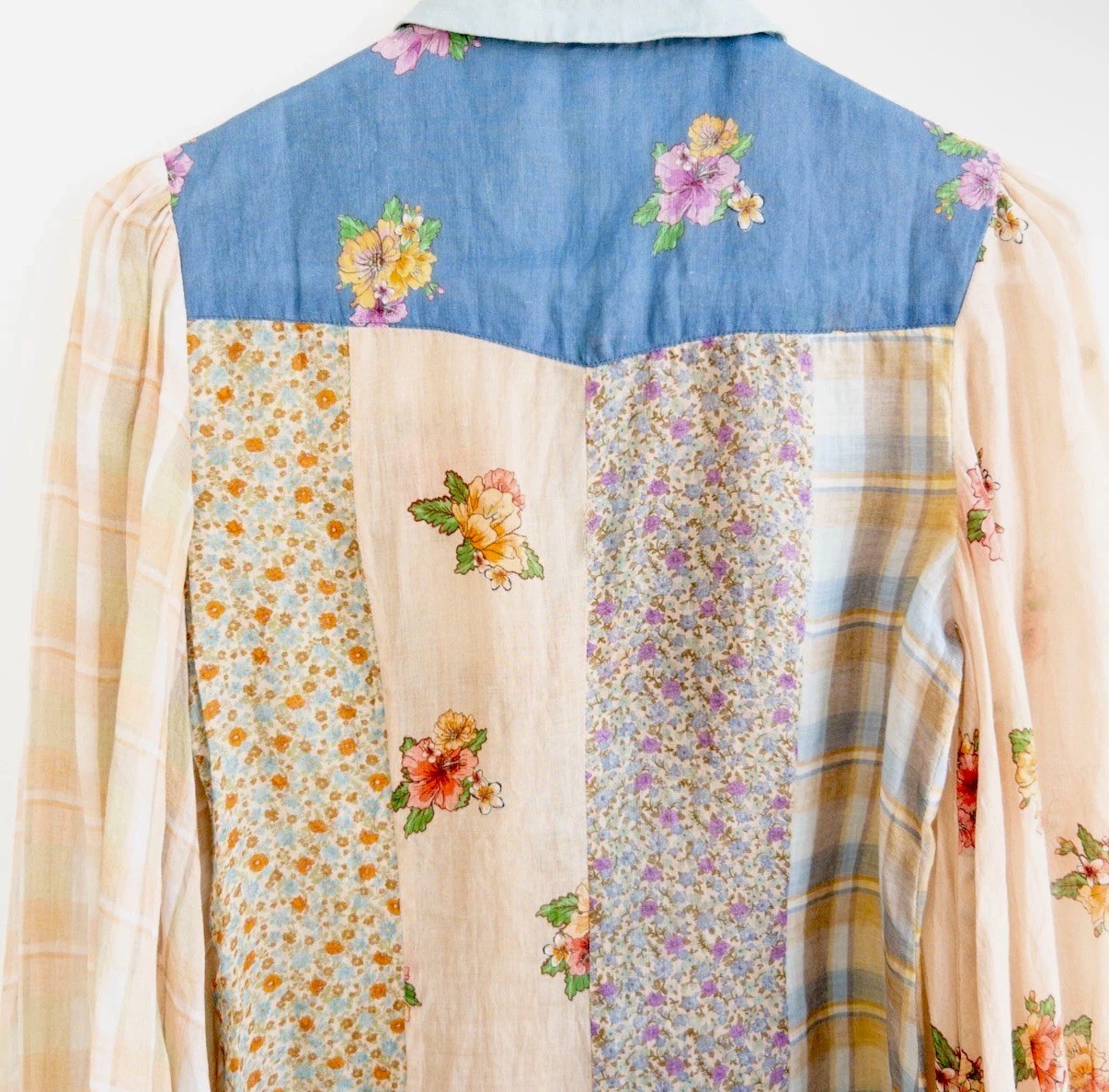 Zimmermann Patchwork Collared Shirt Size 1 / AU 1… - image 8