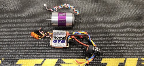 Vintage Novak GTB 4-cell Esc, Novak Velocity 6.5R Brushless Motor pan car Great