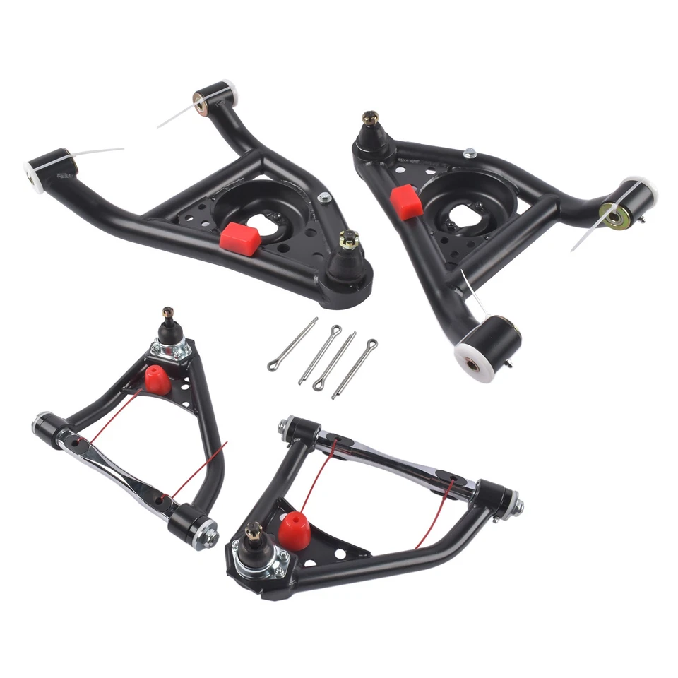 Juego de brazos de control inferiores superiores delanteros tubulares para Chevy Camaro Firebird 67-69 68-74 Foto 4 de 4