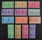 CKStamps: US Stamps Collection Scott#839-851 Mint 12H OG, 1c NH OG