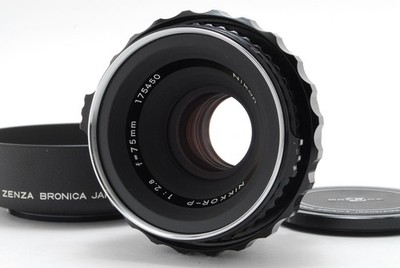 Top MINT w/ Hood in Box ] Nikon Nikkor P 75mm f/2.8 Lens For Zenza