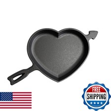 Lodge Seasoned Cast Iron Heart Skillet