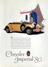 1928 Ad 9 34 X 12 34 Inches 1927 Chrysler Imperial 80 Convert Frank Quail 1928 Ad 9 34 X 12 34 Inches 1927 Chrysler Imperial 80 Convert Frank Quail