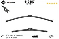 Wischblatt Scheibenwischer DAS Original SET SWF 119457 FüR Peugeot CitroËN Opel