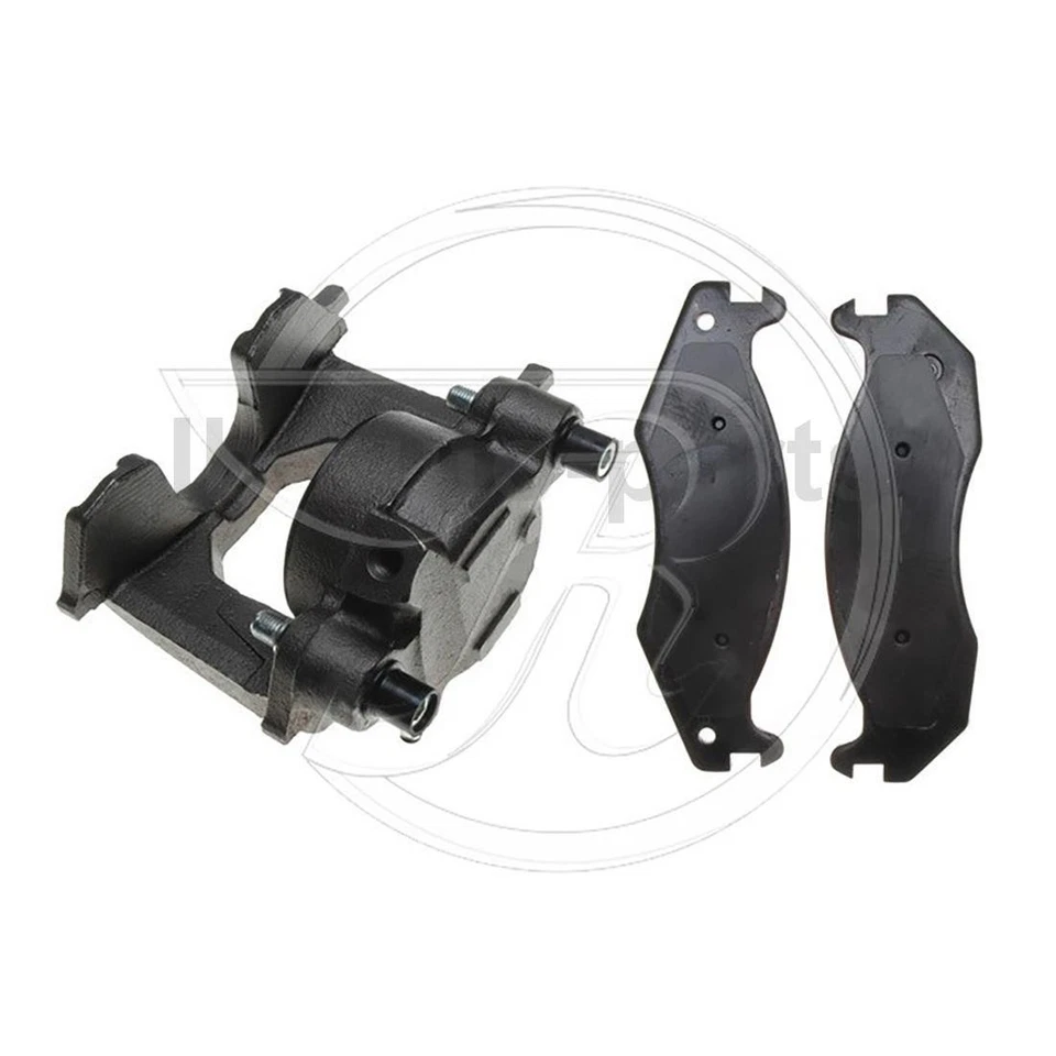 Pinça de freio dianteira com mangueiras motorista passageiro lateral compatível com Jeep CJ7 4.2L 2.5L - Imagem 4 de 4