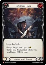 Flesh and Blood FAB Tarantula Toxin NM 1st EditionRainbow Foil The Hunted