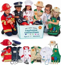 6-In-1 Kids Dress up Clothes Costumes Gift Set for Boys Girls 3