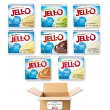 Jello Sugar Free Pudding Mix Instant - Dessert Flavor Variety Pack (8 Flavors...