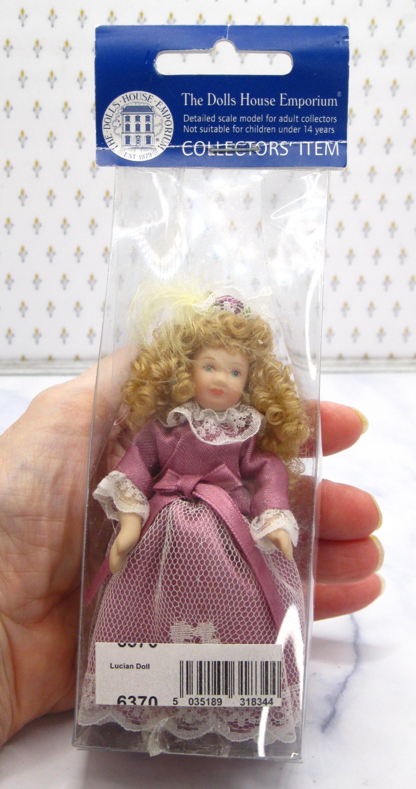 House Emporium Victorian Porcelain Girl Doll - Dollhouse Min